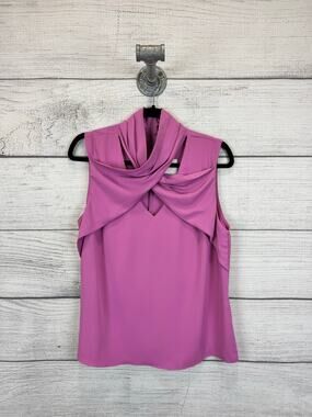 Strut & Bolt Women's Light Purple Sleeveless Criss Cross Top Size Medium